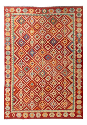 Kelim Rug - Splash - 292 x 206 cm - multicolored