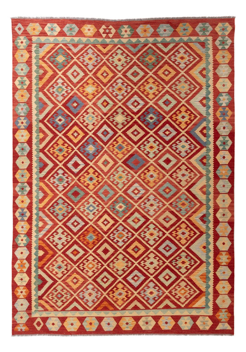 Kelim Rug - Splash - 292 x 206 cm - multicolored