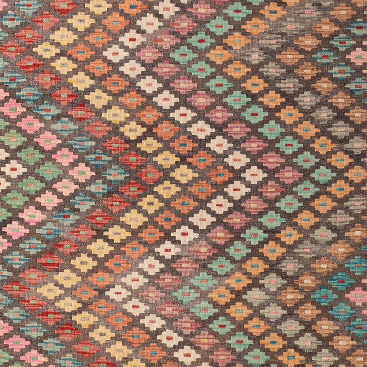 Kelim Rug - Splash - 296 x 204 cm - multicolored