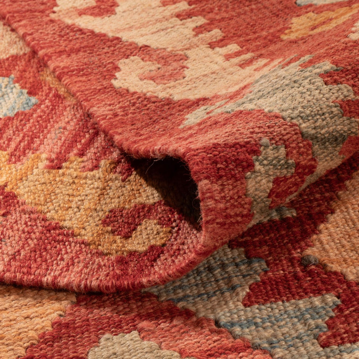 Kelim Rug - Splash - 303 x 199 cm - multicolored