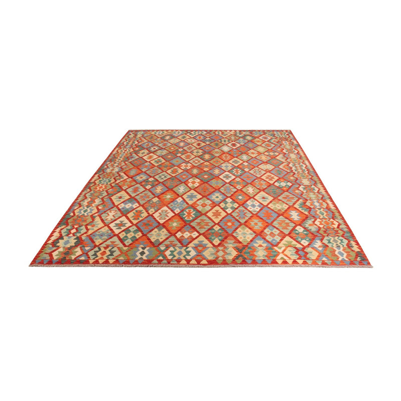 Kelim Rug - Splash - 294 x 213 cm - multicolored