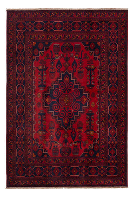 Afghan Rug - Kunduz - 197 x 127 cm - dark red