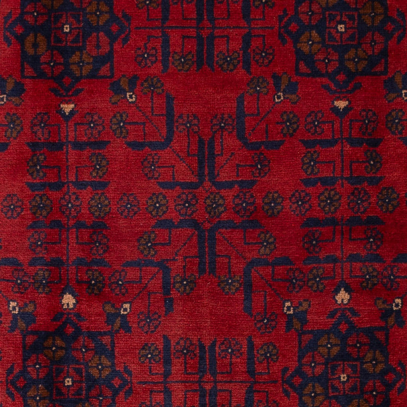 Afghan Rug - Kunduz - 199 x 132 cm - dark red