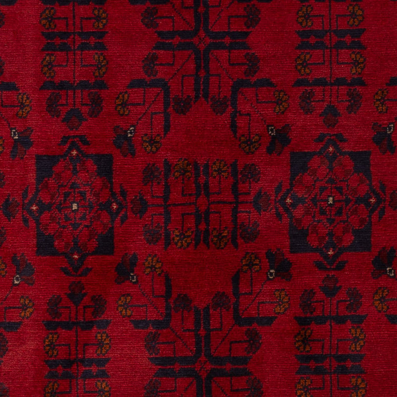Afghan Rug - Kunduz - 195 x 125 cm - dark red