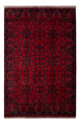 Afghan Rug - Kunduz - 196 x 130 cm - dark red