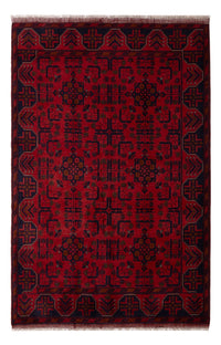 Afghan Rug - Kunduz - 196 x 130 cm - dark red