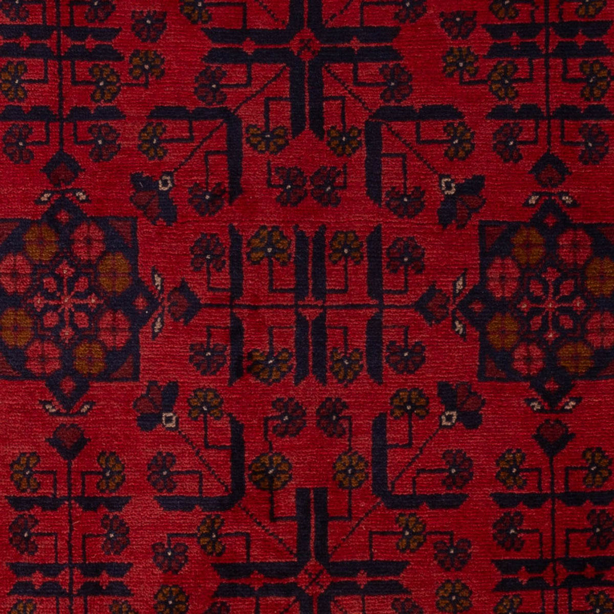 Afghan Rug - Kunduz - 196 x 130 cm - dark red