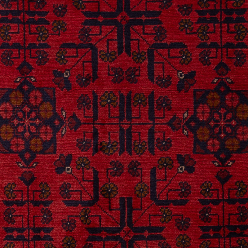 Afghan Rug - Kunduz - 196 x 130 cm - dark red