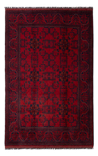 Afghan Rug - Kunduz - 197 x 125 cm - dark red