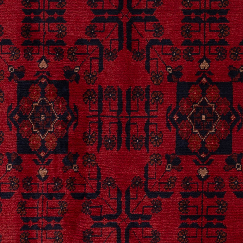 Afghan Rug - Kunduz - 197 x 121 cm - dark red