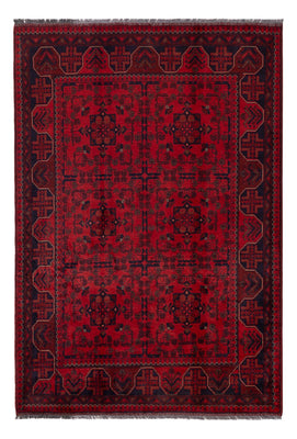 Afghan Rug - Kunduz - 195 x 128 cm - dark red