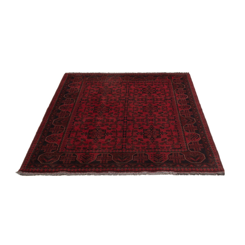 Afghan Rug - Kunduz - 195 x 128 cm - dark red