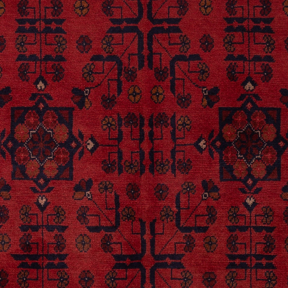 Afghan Rug - Kunduz - 193 x 127 cm - dark red