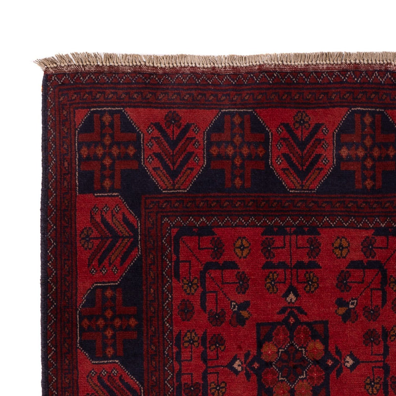 Afghan Rug - Kunduz - 193 x 127 cm - dark red