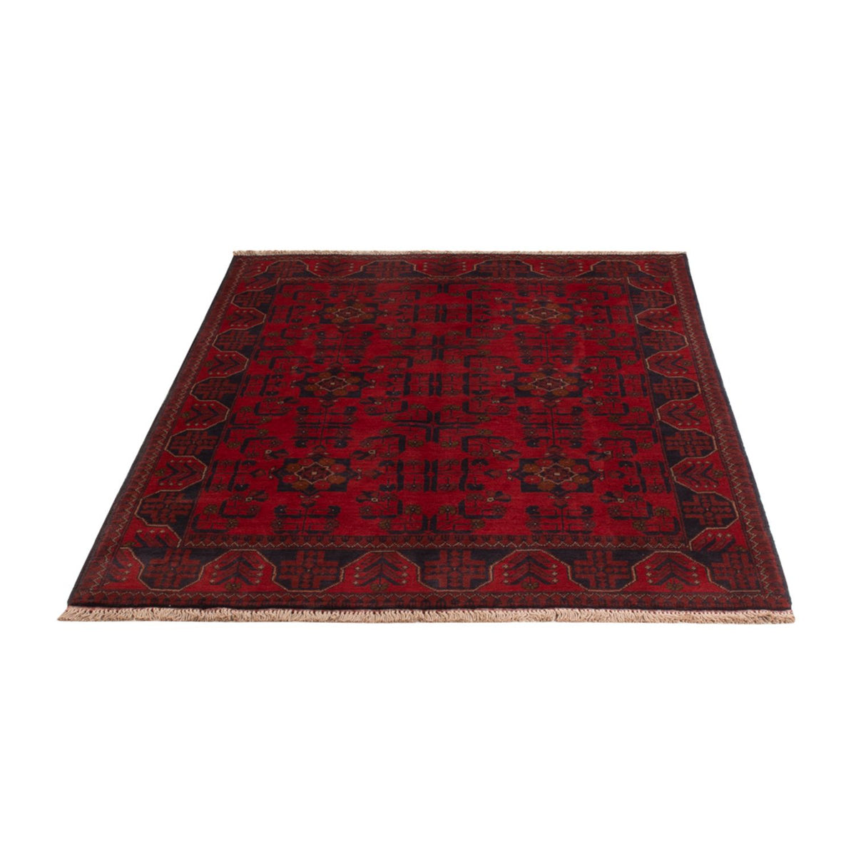 Afghan Rug - Kunduz - 196 x 121 cm - dark red