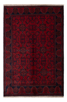 Afghan Rug - Kunduz - 192 x 127 cm - dark red