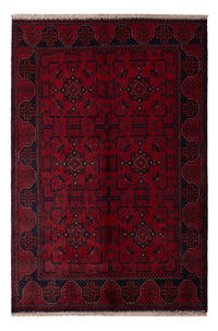 Afghan Rug - Kunduz - 192 x 127 cm - dark red