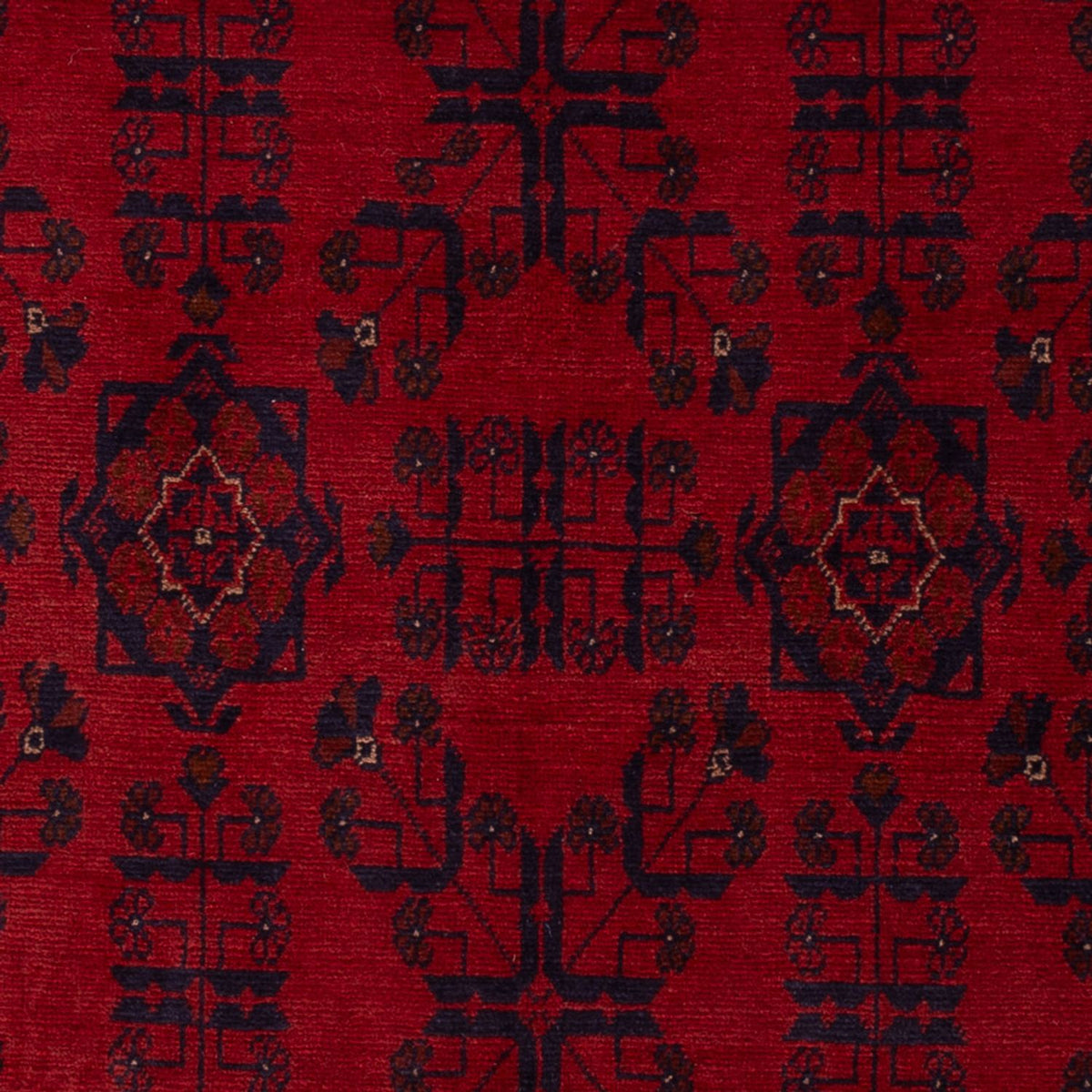 Afghan Rug - Kunduz - 195 x 121 cm - dark red