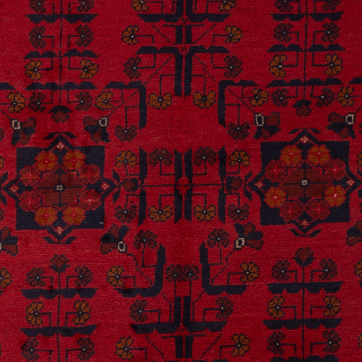 Afghan Rug - Kunduz - 189 x 129 cm - dark red