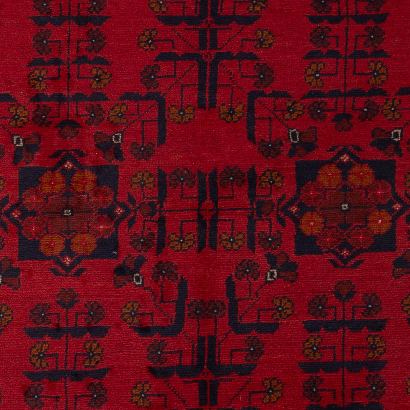 Afghan Rug - Kunduz - 189 x 129 cm - dark red