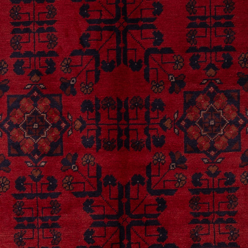 Afghan Rug - Kunduz - 195 x 125 cm - dark red