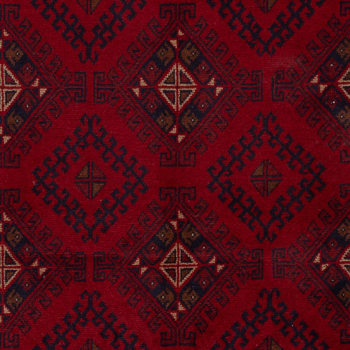Afghan Rug - Kunduz - 196 x 129 cm - dark red