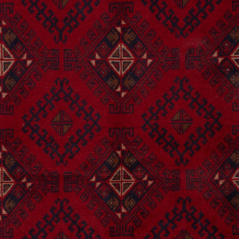 Afghan Rug - Kunduz - 196 x 129 cm - dark red