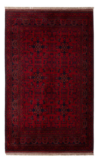 Afghan Rug - Kunduz - 201 x 130 cm - dark red