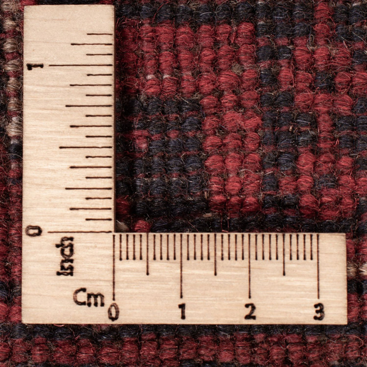 Afghan Rug - Kunduz - 201 x 130 cm - dark red