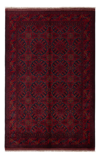 Afghan Rug - Kunduz - 196 x 123 cm - dark red