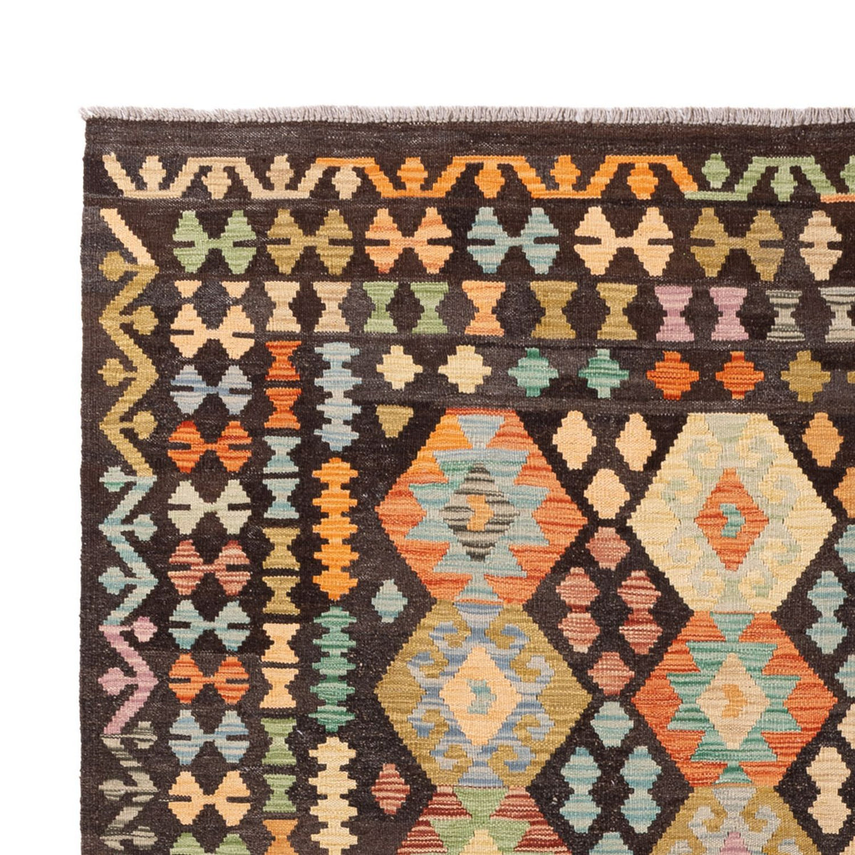 Kelim Rug - Splash - 285 x 207 cm - multicolored