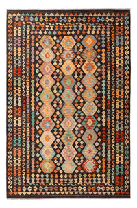 Kelim Rug - Splash - 300 x 197 cm - multicolored