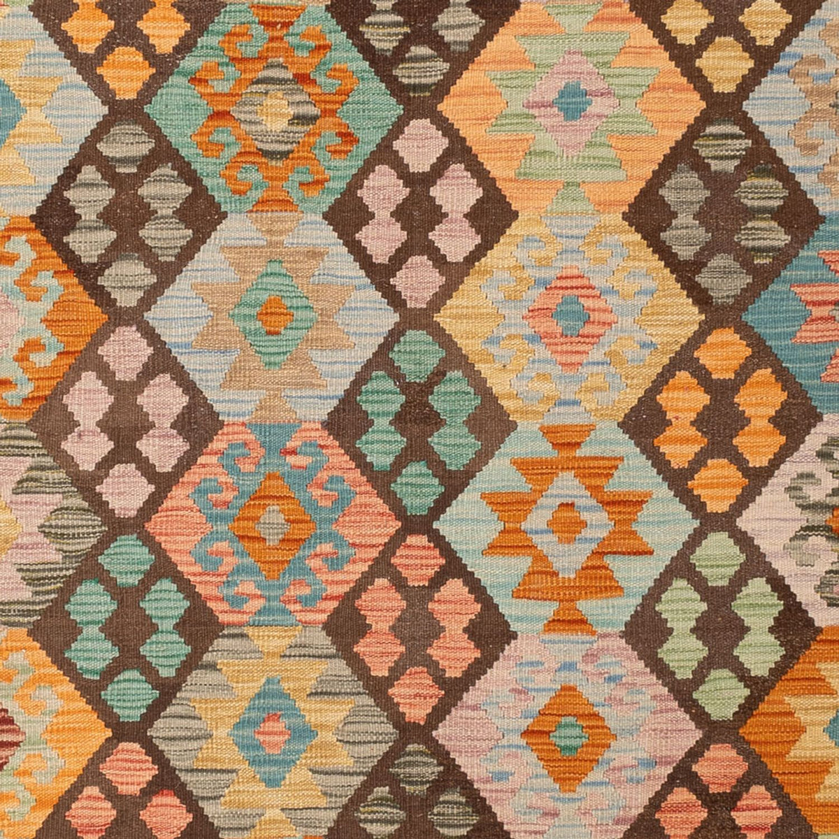 Kelim Rug - Splash - 297 x 205 cm - multicolored