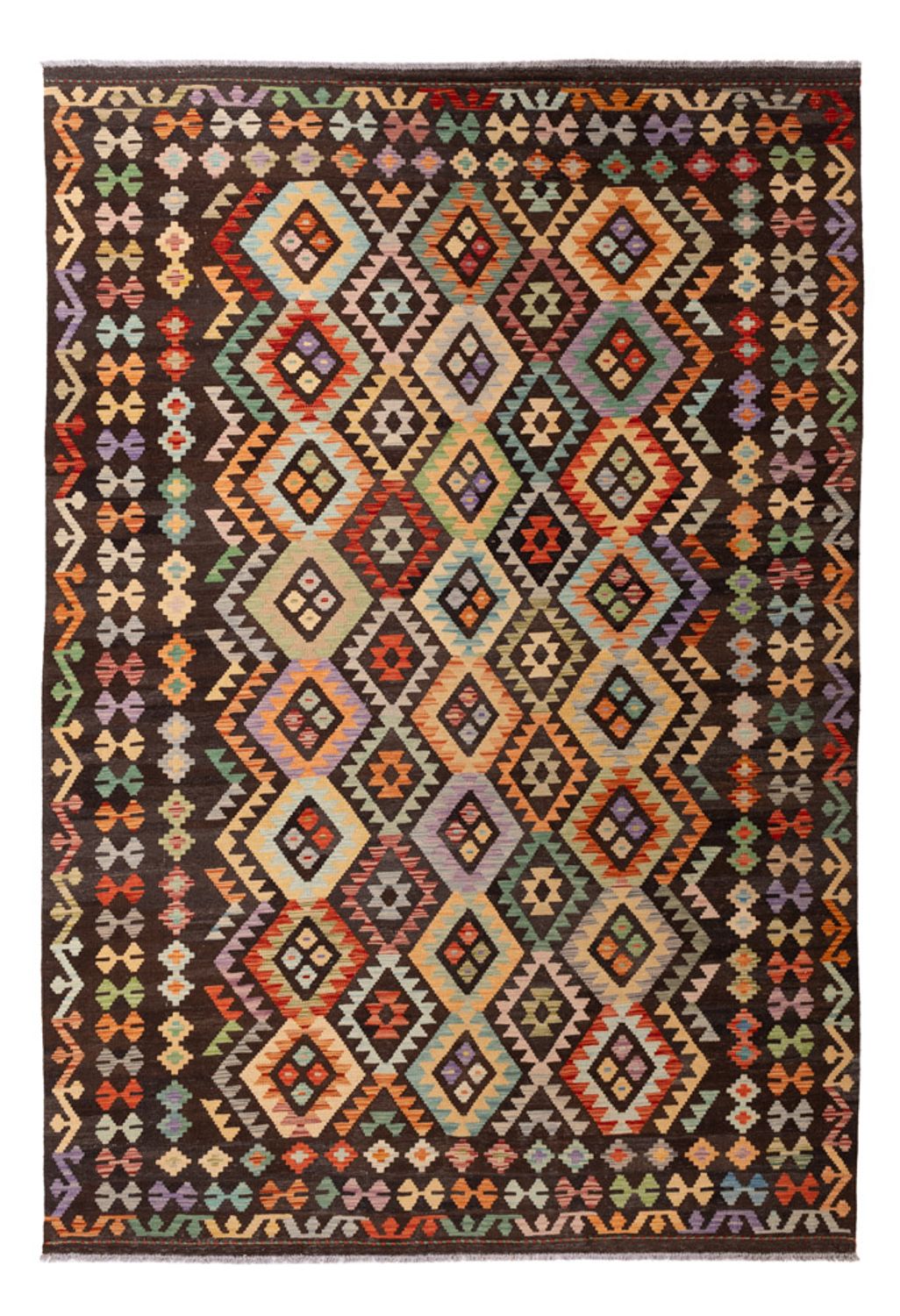 Kelim Rug - Splash - 304 x 205 cm - multicolored