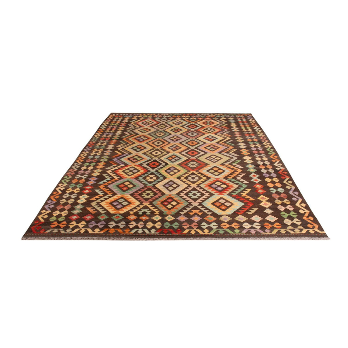 Kelim Rug - Splash - 304 x 205 cm - multicolored