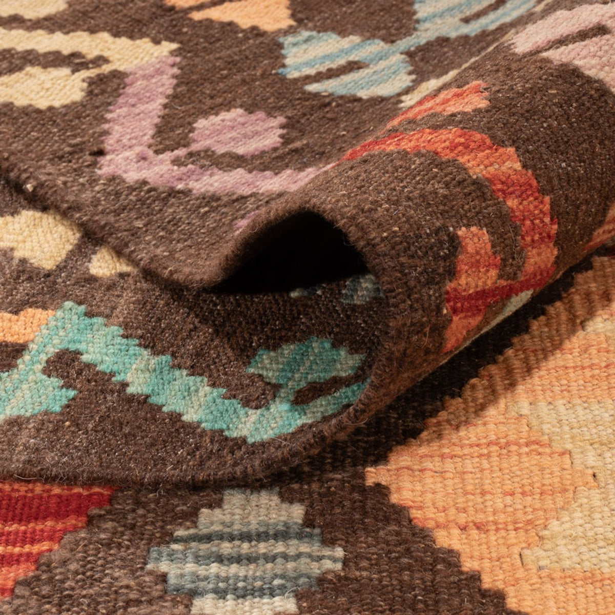 Kelim Rug - Splash - 301 x 202 cm - multicolored