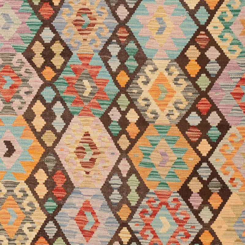 Kelim Rug - Splash - 290 x 195 cm - multicolored