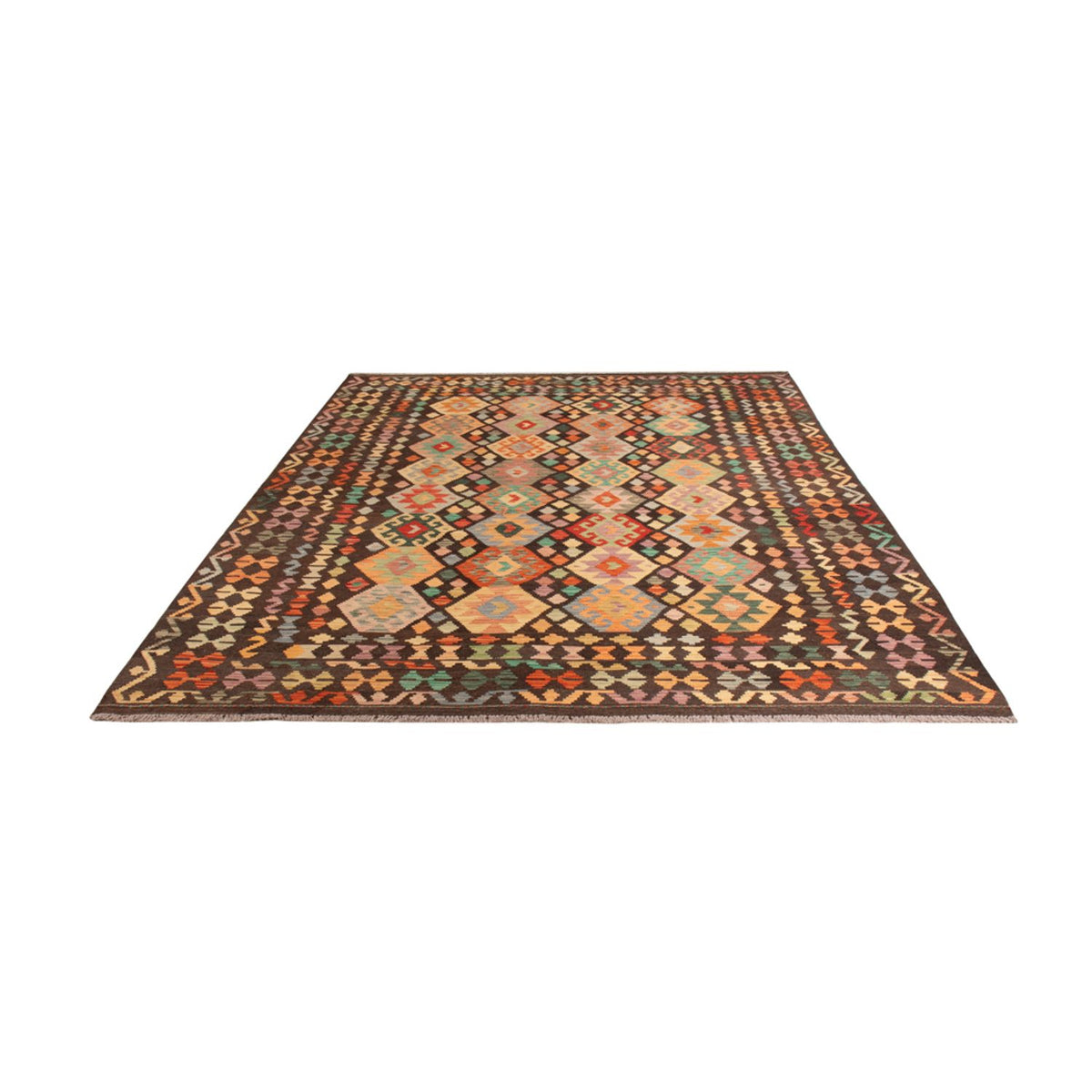 Kelim Rug - Splash - 298 x 201 cm - multicolored