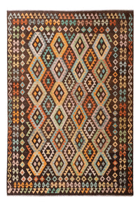 Kelim Rug - Splash - 299 x 206 cm - multicolored