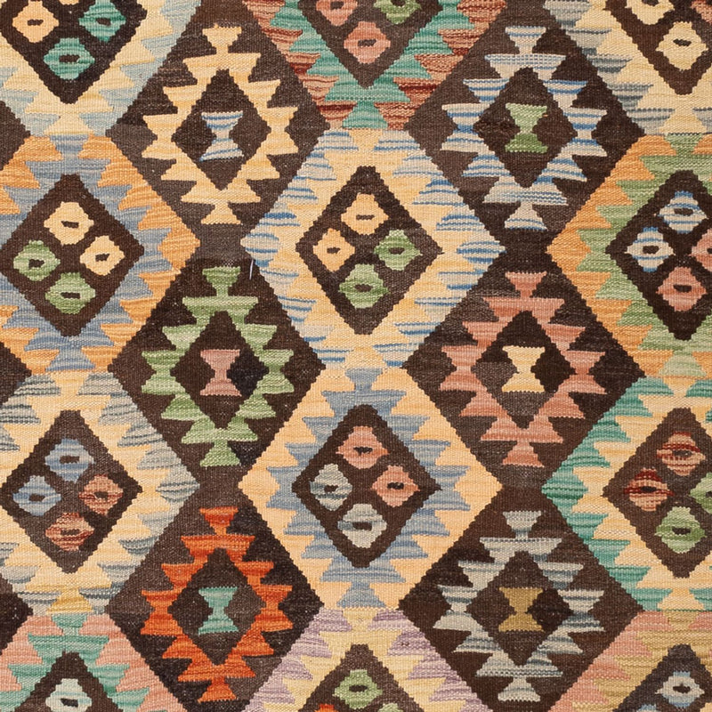 Kelim Rug - Splash - 301 x 194 cm - multicolored