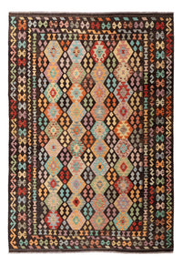 Kelim Rug - Splash - 296 x 208 cm - multicolored
