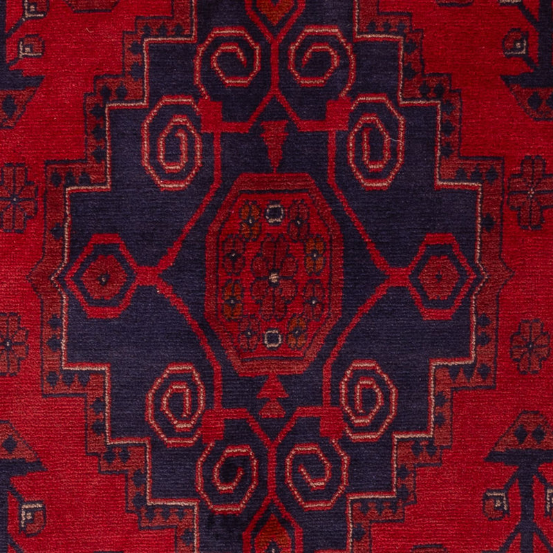 Afghan Rug - Kunduz - 190 x 121 cm - dark red