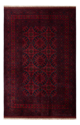 Afghan Rug - Kunduz - 193 x 125 cm - dark red