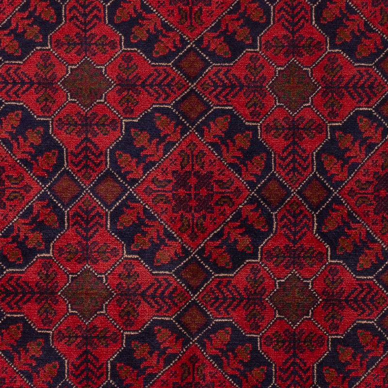 Afghan Rug - Kunduz - 193 x 125 cm - dark red