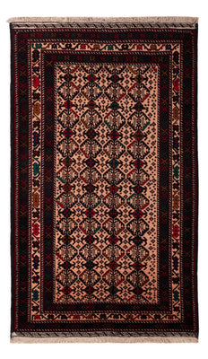 Runner Belutsch Rug - 193 x 112 cm - light red