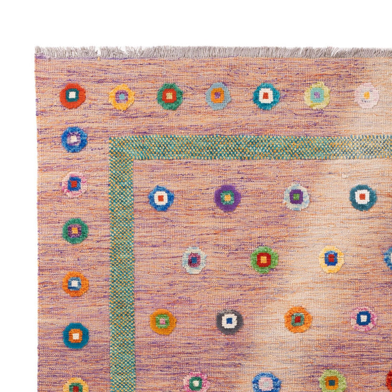 Kelim Rug - Splash - 298 x 215 cm - rose