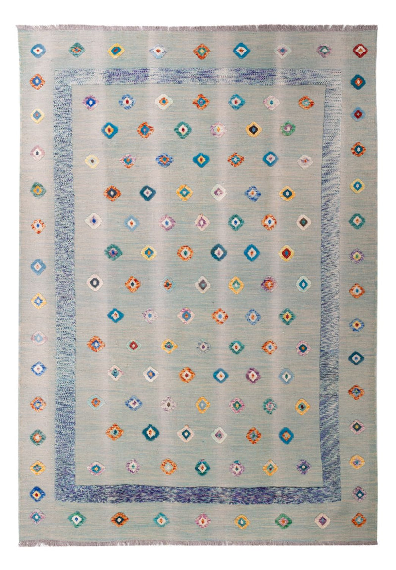 Kelim Rug - Splash - 298 x 207 cm - multicolored