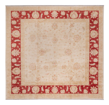 Ziegler Rug square  - 340 x 345 cm - red
