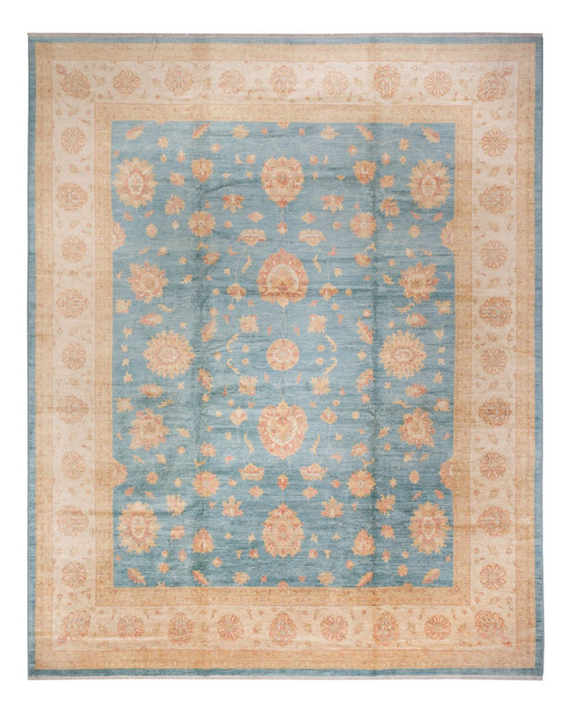 Ziegler Rug - 496 x 409 cm - light blue