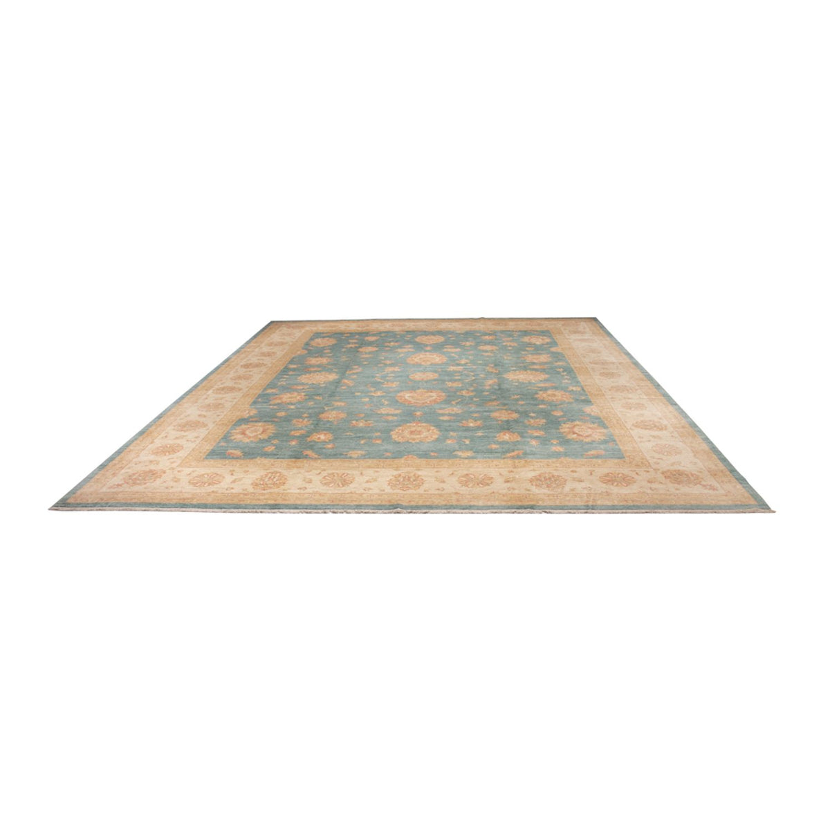 Ziegler Rug - 496 x 409 cm - light blue